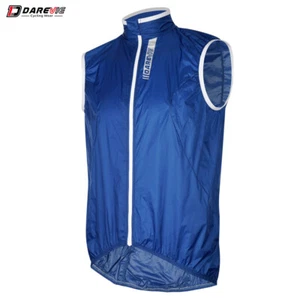Windproof Wind Vest Gilet Darevie Blue DVJ144 - Picture 1 of 7