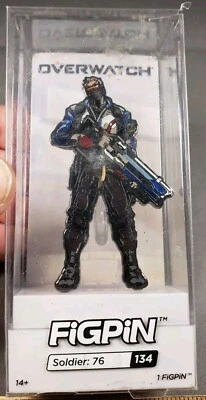 Overwatch Soldier 76 Figpin 134 Pin Estuche Rígido A59 Foto 1 de 4