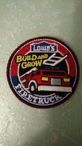 Lowe's build and grow firetruck badge patch - Picture 1 of 2