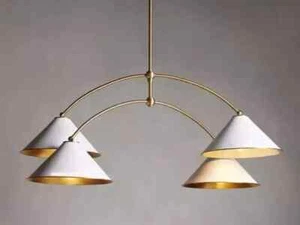 Mid Century White Sputnik Chandelier Vintage Stilnovo Italian 2 Tier Chandelier - Picture 1 of 8