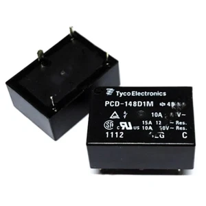 2Pcs PCD-148D1M 48VDC Electromagnetic Relay 4Pins 10A 277VAC - Picture 1 of 1