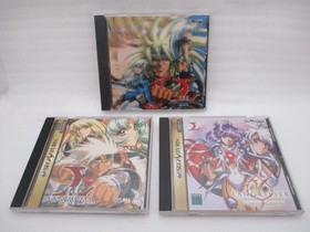 SEGA SATURN software LANGRISSER 3 4 5 3Games Japan import SS MASAYA NTSC-J