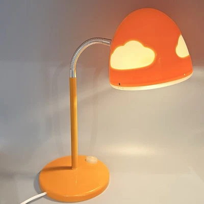 Lámpara de Escritorio Original RARA IKEA Skojig Naranja Cuello de Ganso Henrik Preutz ENCHUFE EE. UU. VIDEO Foto 1 de 4