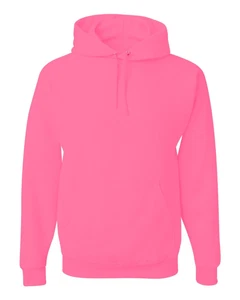 🔥 JERZEES Unisex NuBlend Pouch Pocket Hooded Sweatshirt Up To 5XL 996MR b - Picture 1 of 82