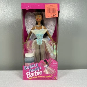 Vtg. 1994 BUBBLE ANGEL African American BARBIE DOLL Mattel 12444 - NRFB!! - Picture 1 of 11