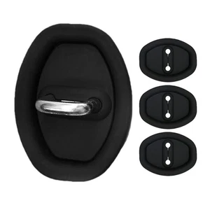 4x Pestillos Cerradura Puerta Coche Cubierta Silicona Pestillo Puerta Coche Protector Autoadhesivo - Imagen 1 de 8
