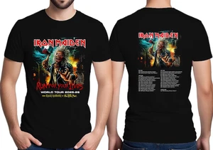 Iron Maiden Run for Your Lives Tour 2025 T-Shirt with 2025-26 tshirt - Picture 1 of 1