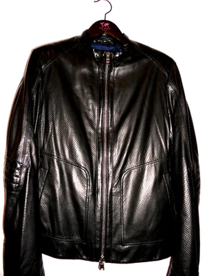 Hugo Boss Mercedes-AMG Petronas super soft Nappa Leather Jacket Sz uk 40R"EUR50R - Image 1 of 4