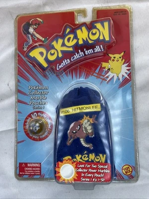 Bolsas de mármol de coleccionista Pokemon #106 Hitmonlee serie 1 Poliwrath Foto 1 de 4