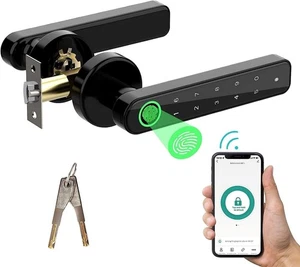 Cerradura Inteligente AILRINNI con Huella Dactilar y Teclado, Bloqueo Automático para Hogar y Hotel Securi - Imagen 1 de 6
