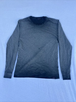 Scotch & Soda Amsterdam Couture Crewneck  Sweater Black/Gray 100% Cotton Sz L - Image 1 of 4
