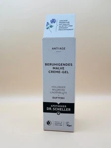 DR. SCHELLER Beruhigendes Malve  Anti Age Creme-Gel 50ml Vegan *NEU* - Bild 1 von 5