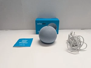Altavoz inteligente Amazon Echo Dot 4ta generación con Alexa - Caja abierta azul crepúsculo B7W64E - Imagen 1 de 8