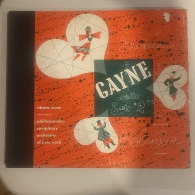 Efrem Kurtz, 78 rpm Album, V+, Gayne (Ballet Suite #2), Columbia MX-292 - Image 1 of 4