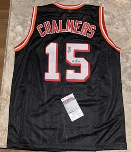 Mario Chalmers signed jersey autographed inscribed NBA Miami Heat JSA COA - Picture 1 of 6