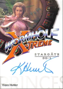 STARGATE SEASON FIVE AUTOGRAPH CARD WXA5 KIARA HUNTER AS PRINCESS - Picture 1 of 1
