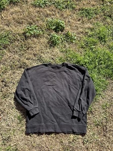 Lululemon Perfectly Oversized Crew Sweatshirt Size XXL Black MEASUREMENTS - Picture 1 of 3