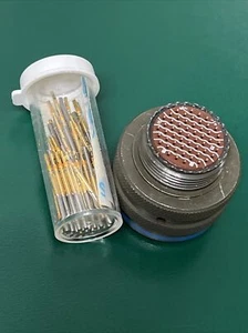 BENDIX ~MS27467T17B35S ~ CIRCULAR ELECTRICAL PLUG CONNECTOR WITH GOLD CONTACTS - Picture 1 of 4