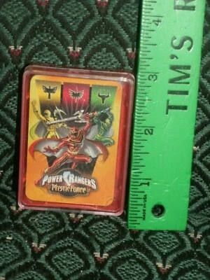 Disney * POWER RANGERS * 54 Miniature Playing Cards * Sealed Plastic Box * 2.5" - Image 1 of 2