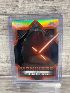 KYLO REN 2023 Topps Chrome Star Wars MONIKERS Silver Refractor Knights Of Ren