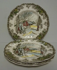 Johnson Brother FRIENDLY VILLAGE Brotteller MADE IN ENGLAND 4er SET - Bild 1 von 2