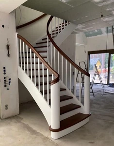 Treppen Treppe Holzteppen Holztreppe Buche Eiche aus Polen jeder Plz - Bild 1 von 11