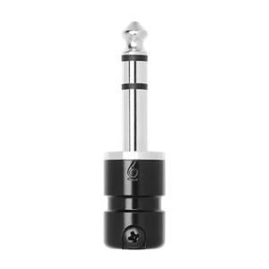 Enchufe cuadrado SPS6-SBK cuerpo corto 1/4" (6,35 mm) TRS/enchufe estéreo, negro - Imagen 1 de 2