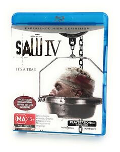 Saw IV 4 (Blu Ray, 2007) Tobin Bell Athena Karkanis Horror Thriller Region B 