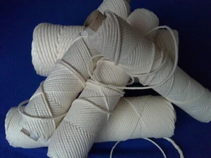 Kerzendocht für kleine mittlere große Kerzen Paraffin Bienen Wachs Wachsreste ! - Bild 1 von 2