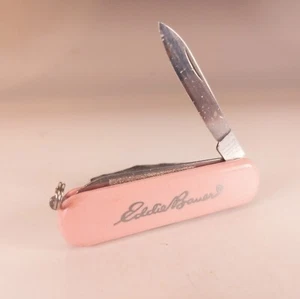EDDIE BAUER Logo Retired Wenger Esquire Swiss Army Pink 65mm *See Description* - Picture 1 of 7