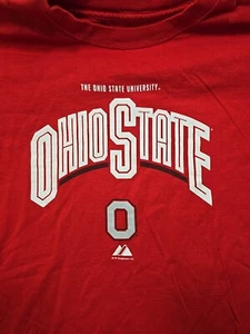 Camiseta De Colección Para Hombre Ohio State Buckeyes Logo Manga Corta Talla XXL Roja - Imagen 1 de 8