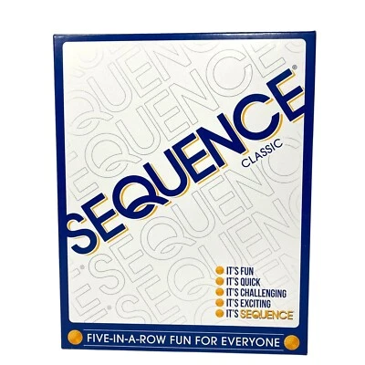 Sequence Classic Goliath Family Board Game 2021 Brand New Sealed Five in a Row - Image 1 of 4