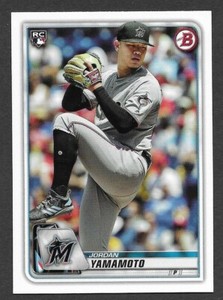 2020 Bowman #6 Jordan Yamamoto RC Miami Marlins