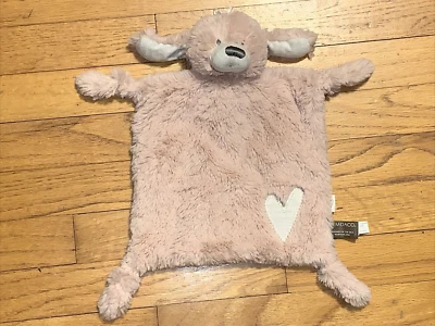 Difícil de Encontrar Demdaco Cachorro Perro Arco Corazón Anudado Sonajero Manta de Seguridad/Lovey Foto 1 de 3