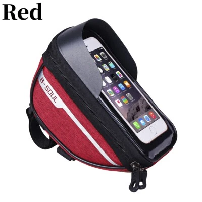 Bicicleta Ciclismo Motocicleta Manillar Soporte Teléfono Celular Estuche Bolsa Impermeable Foto 1 de 4