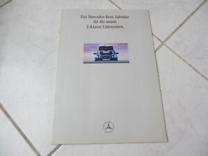 Mercedes Classe E Accessoires 1995 brochure catalogue commercial prospectus