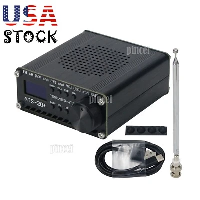 ATS-20+ Plus ATS20 V2 SI4732 Radio Receiver DSP SDR Receiver FM AM USA - Image 1 of 4