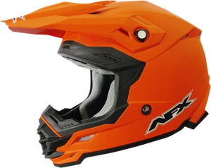 AFX FX-19R Solid Color Helmet 2XL Matte Orange 0110-7050 - Picture 1 of 1