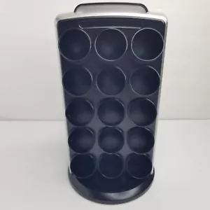 Keurig K-Cup Carousel KCC-30 Vertical Tower Storage Holds 30 Pods Silver Black - Picture 1 of 7