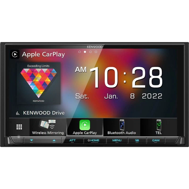 NEW Kenwood DMX9708S 6.95" Touchscreen Receiver w/ Auto & CarPlay 1-YR WARRANTY - Image 1 of 1