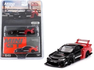 NISSAN Silvia (S15) - LB Super Silhouette - ADVAN - MiJo - Mini GT 1:64