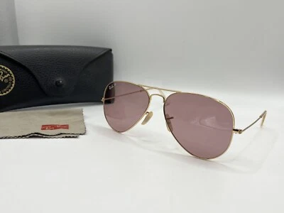 Gafas de sol Ray Ban vintage RB 3025 001/15 aviador grandes metal rosa polarizadas Foto 1 de 4