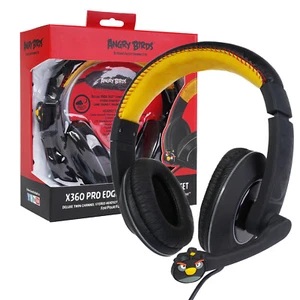 Angry Birds Gaming Headset Stereo Kopfhörer 3,5mm 2,5mm für XBOX 360 Game + Chat - Bild 1 von 6