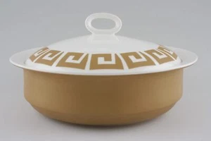 Susie Cooper - Keystone - Old Gold - Black Urn - Vegetable Tureen - 97364G - Picture 1 of 1
