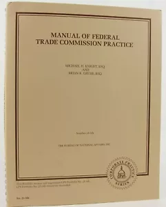 Manual of Federal Trade Commission Practice BNA Corporate Practice Portfolio 21 - Imagen 1 de 6