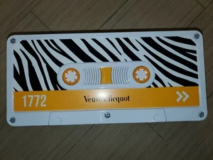 Portabotellas de cebra Veuve clicquot casete lata - Imagen 1 de 4