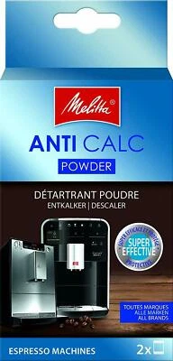 2 Packs Melitta Anti Calc Espresso Descaler Sachets Coffee Machine Senseo