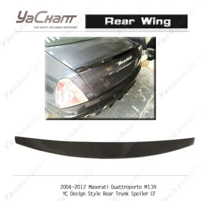 Alerón trasero de carbono diseño YC para ala Maserati Quattroporte M139 04-12 Foto 1 de 4