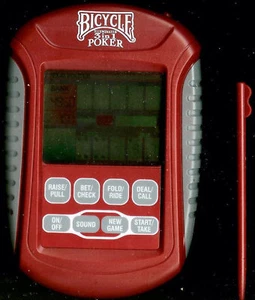★ BICYCLE 3 IN 1 ELECTRONIC HANDHELD LCD TRAVEL GAME ★★ - Picture 1 of 1