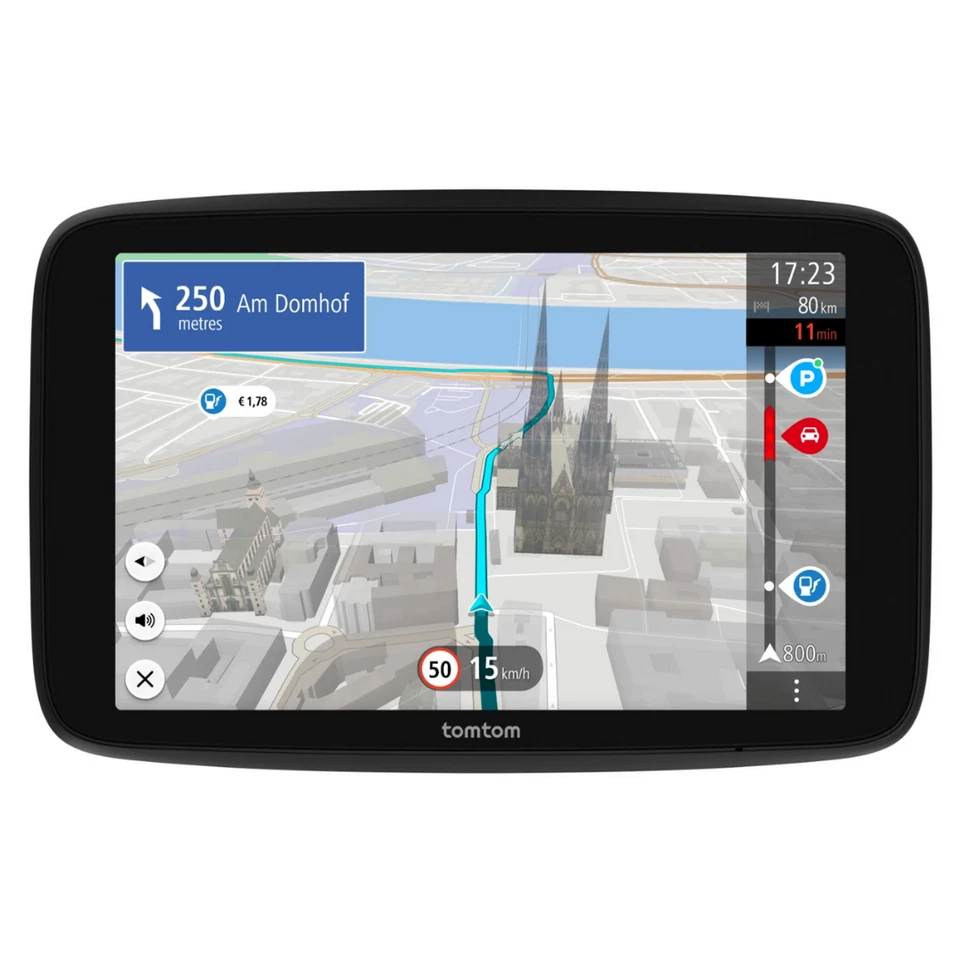 TomTom GO Navigator 7inch Car Navigation Screen Real-Time Traffic, Europe Maps